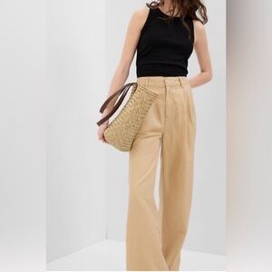 Gap High Waisted Linen Trousers